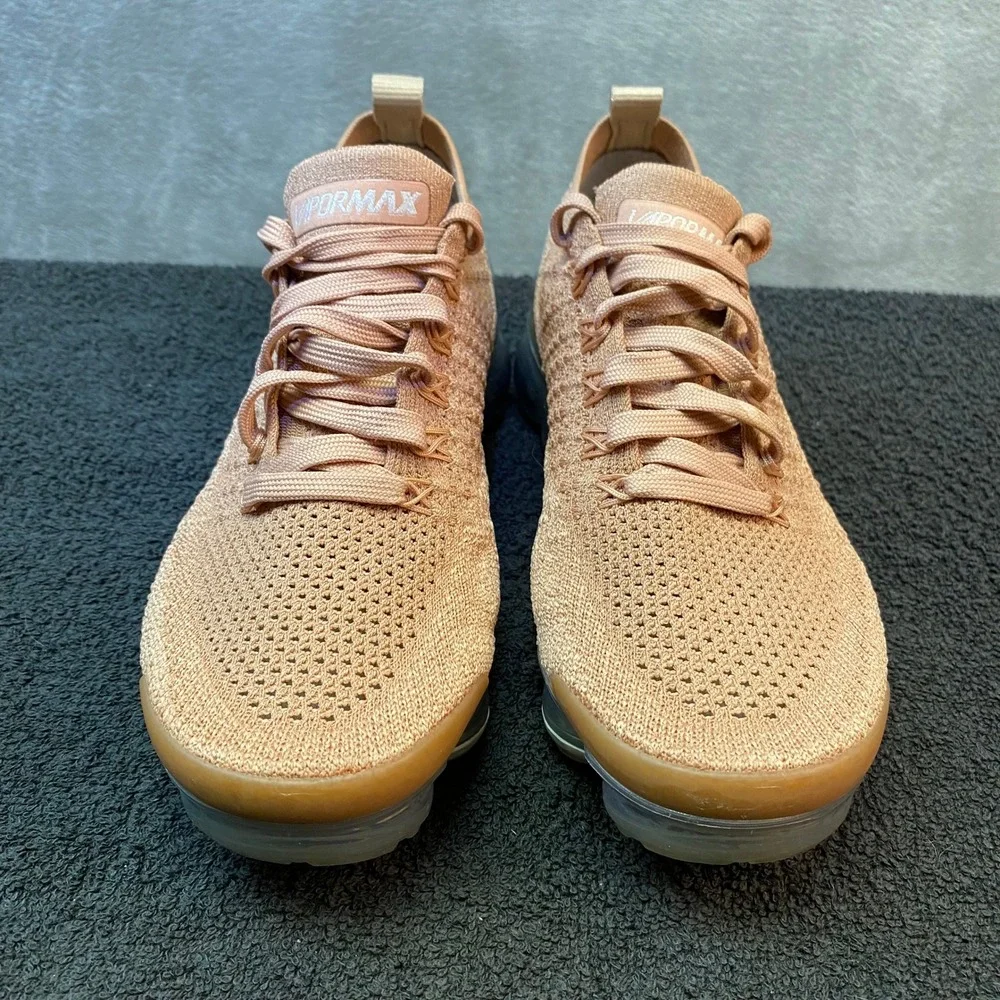 Nike Air VaporMax Flyknit 2 Rust Pink Storm Pink 942843-602 Womens Size 6